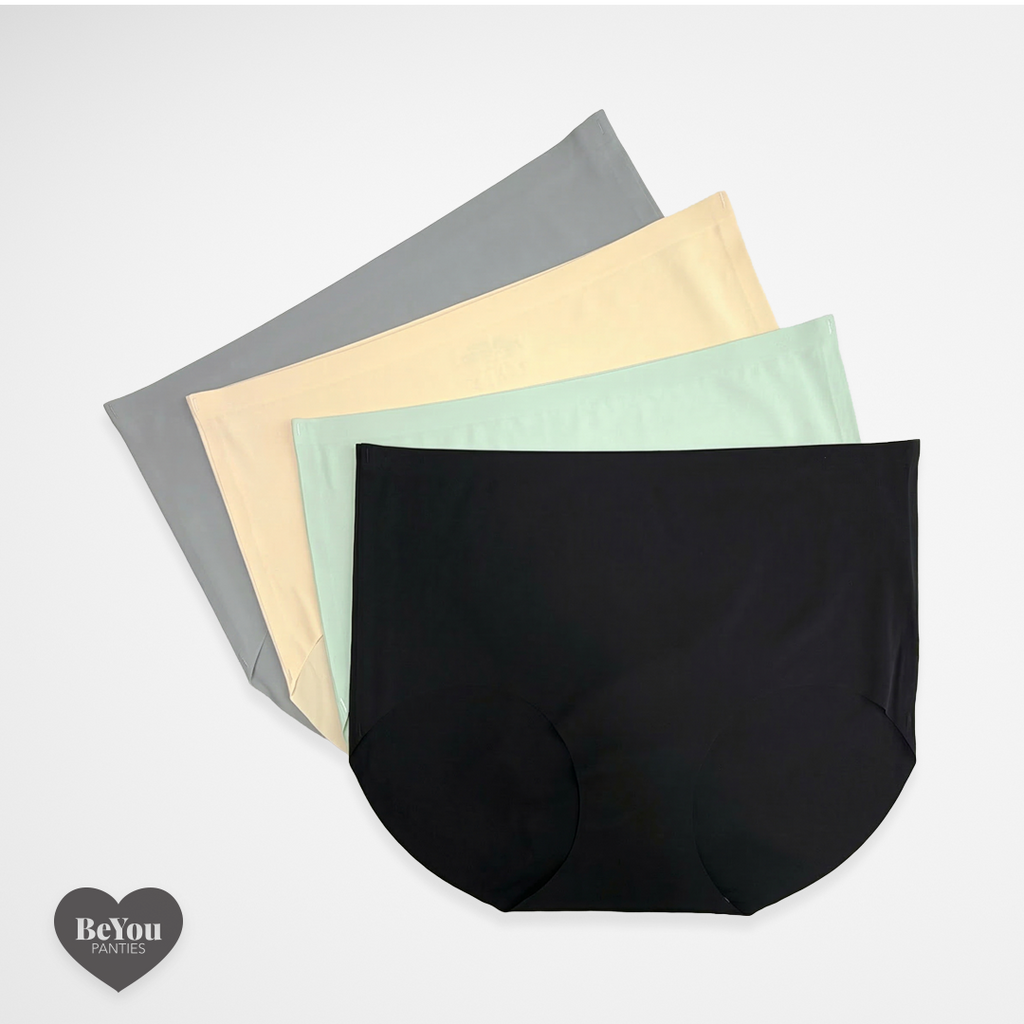 Pack de 4 Panties Sin Costuras de Talle Alto – Efecto Invisible