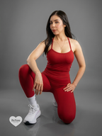 Set Deportivo "Essential Yoga" – Top de Tirantes Dobles y Leggings de Talle Alto