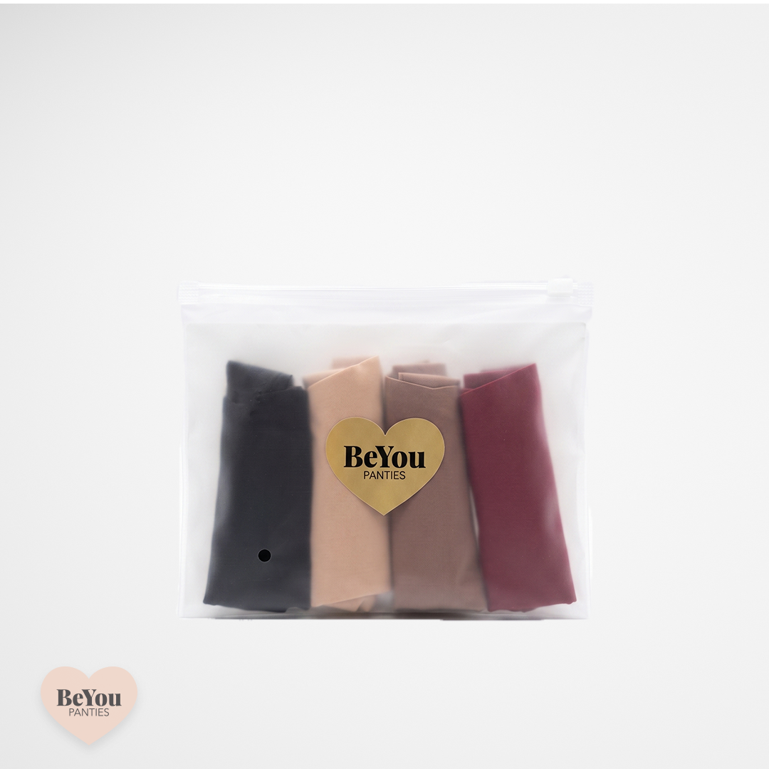 Pack de 4 Tangas Sin Costuras con Corte en V – Invisibilidad y Silueta Estilizada