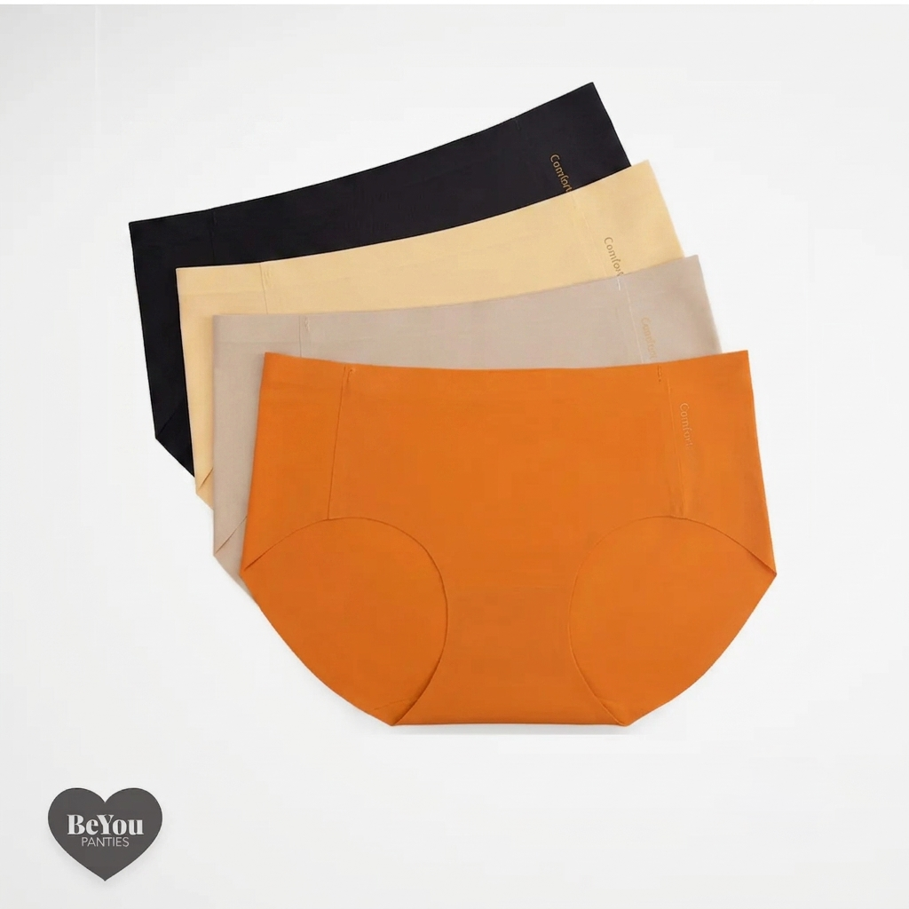 Pack de 4 Panties "Comfortable" Sin Costuras – Máximo Confort y Estilo