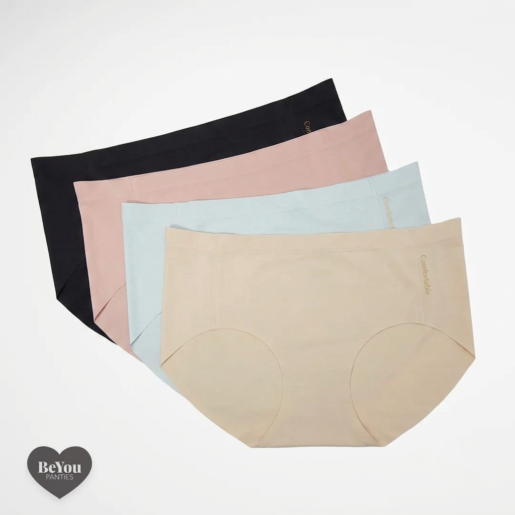 Pack de 4 Panties "Comfortable" Sin Costuras – Máximo Confort y Estilo