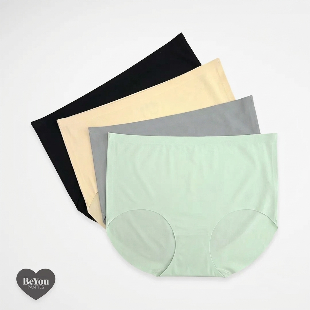 Pack de 4 Panties Sin Costuras de Talle Alto – Efecto Invisible